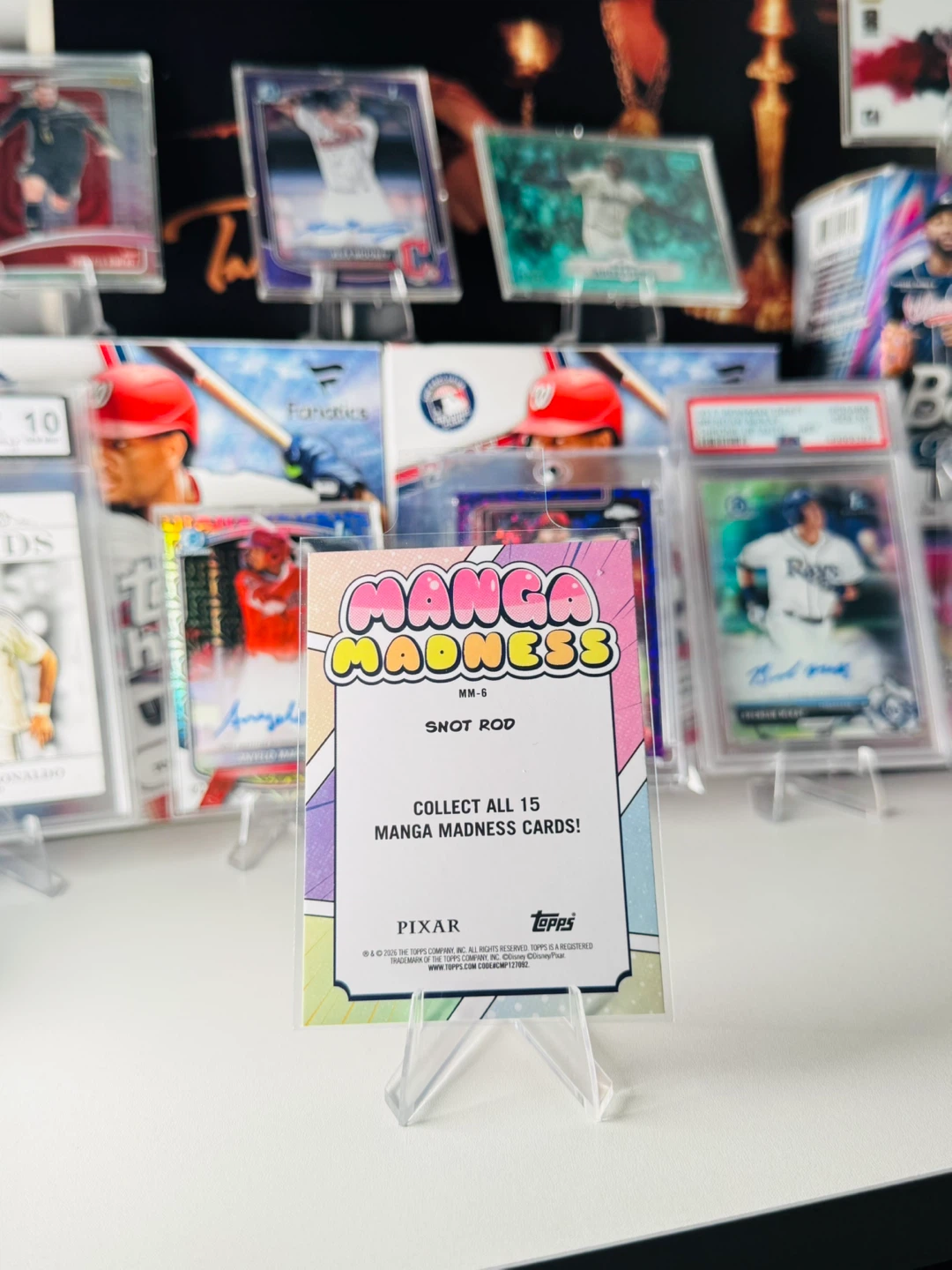 Pixar Cars Manga Madness Snot Rodd Card MM-6 - photo 2