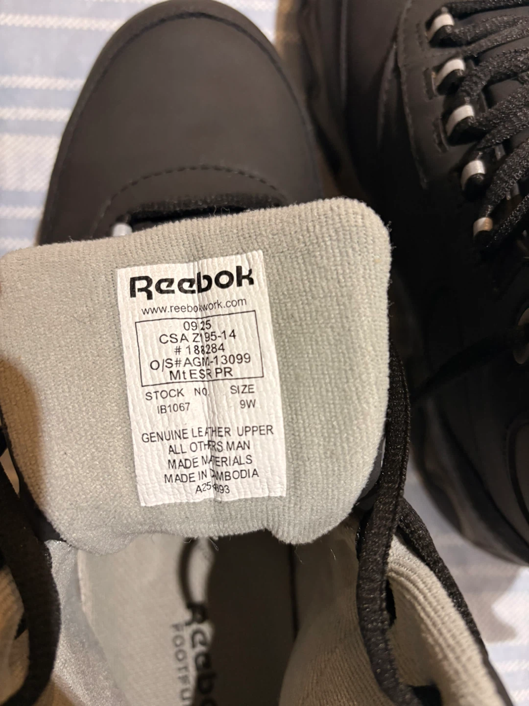 Reebok Work Boots - Size 9W - photo 2