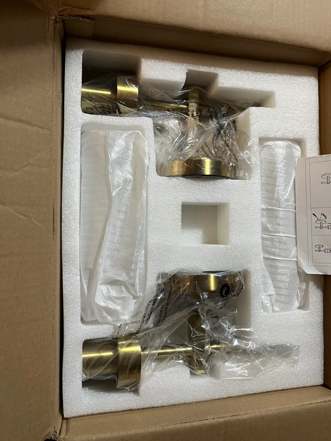 Modern Gold Wall Sconces Set of 2, Hardwired - photo 3