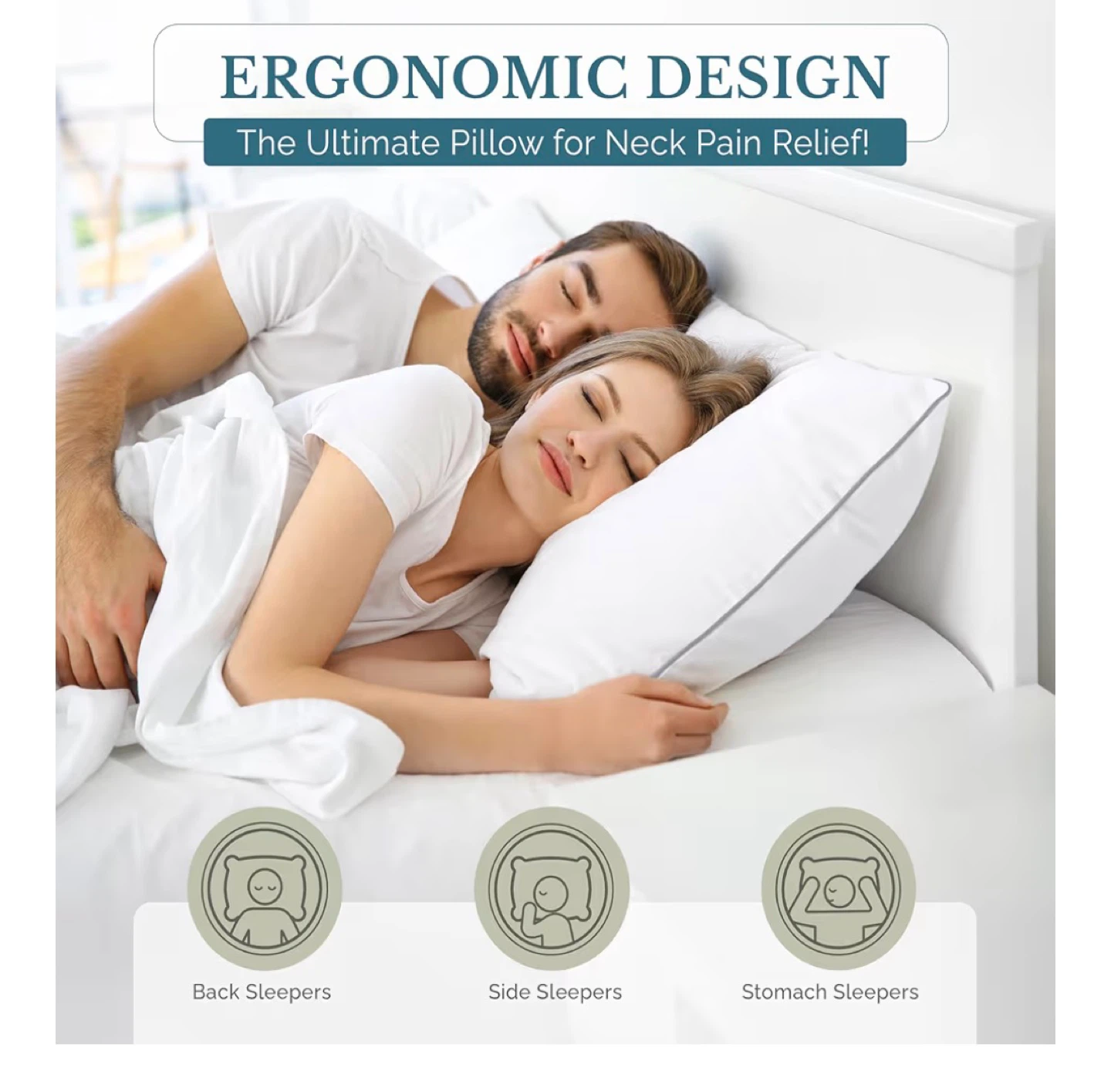 Hotel Quality Luxury Down Alternative Pillow - photo 2