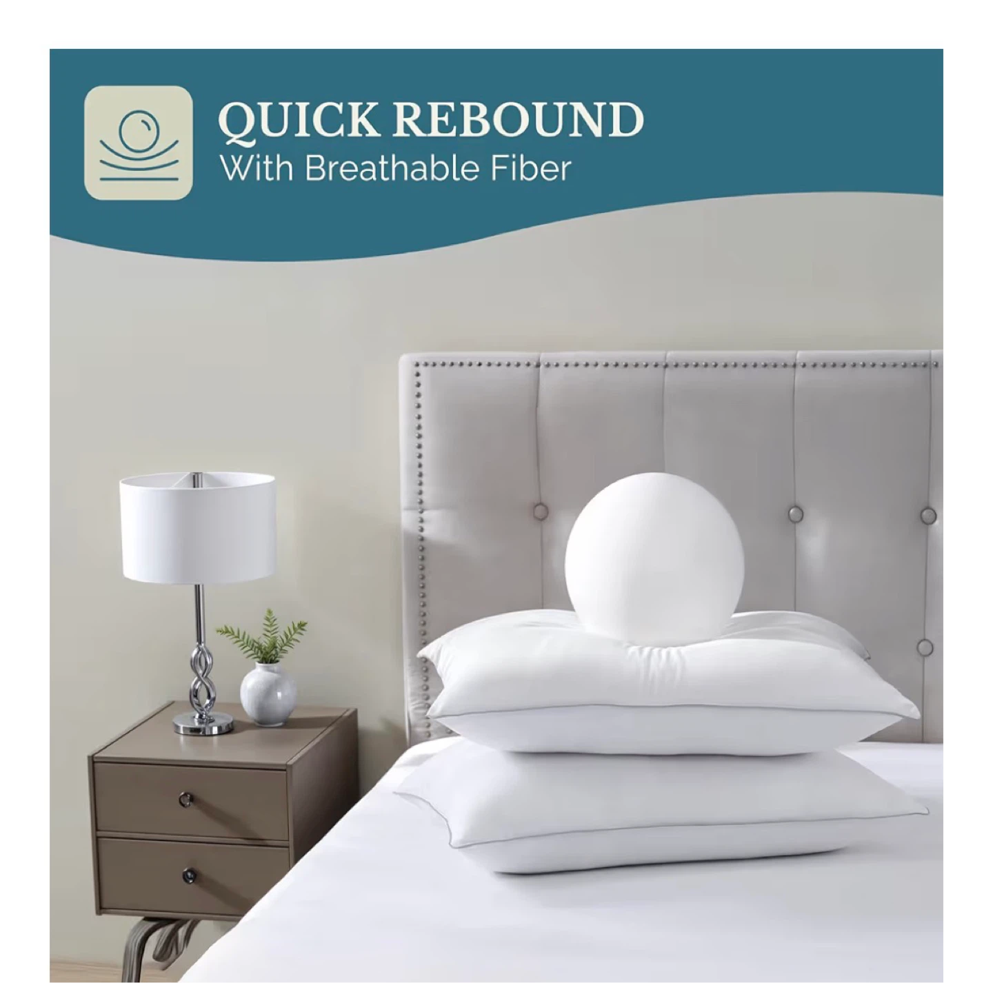Hotel Quality Luxury Down Alternative Pillow - photo 4