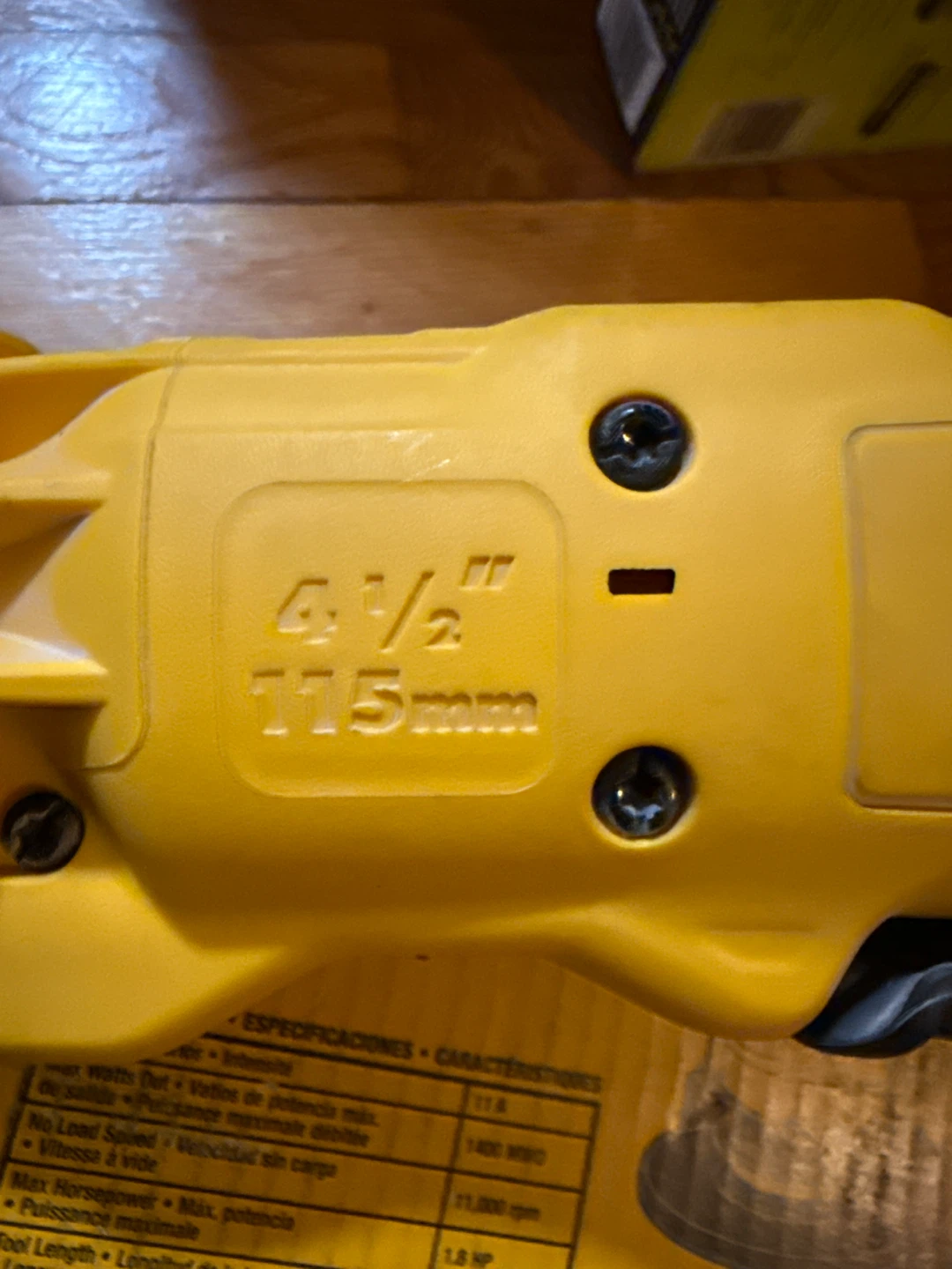 DEWALT 4-1/2" Paddle Switch Small Angle Grinder DWE402W - photo 5