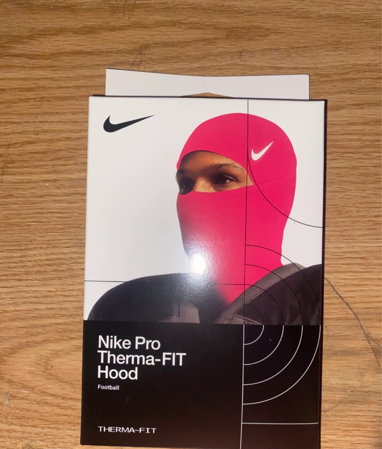 Pink ski mask