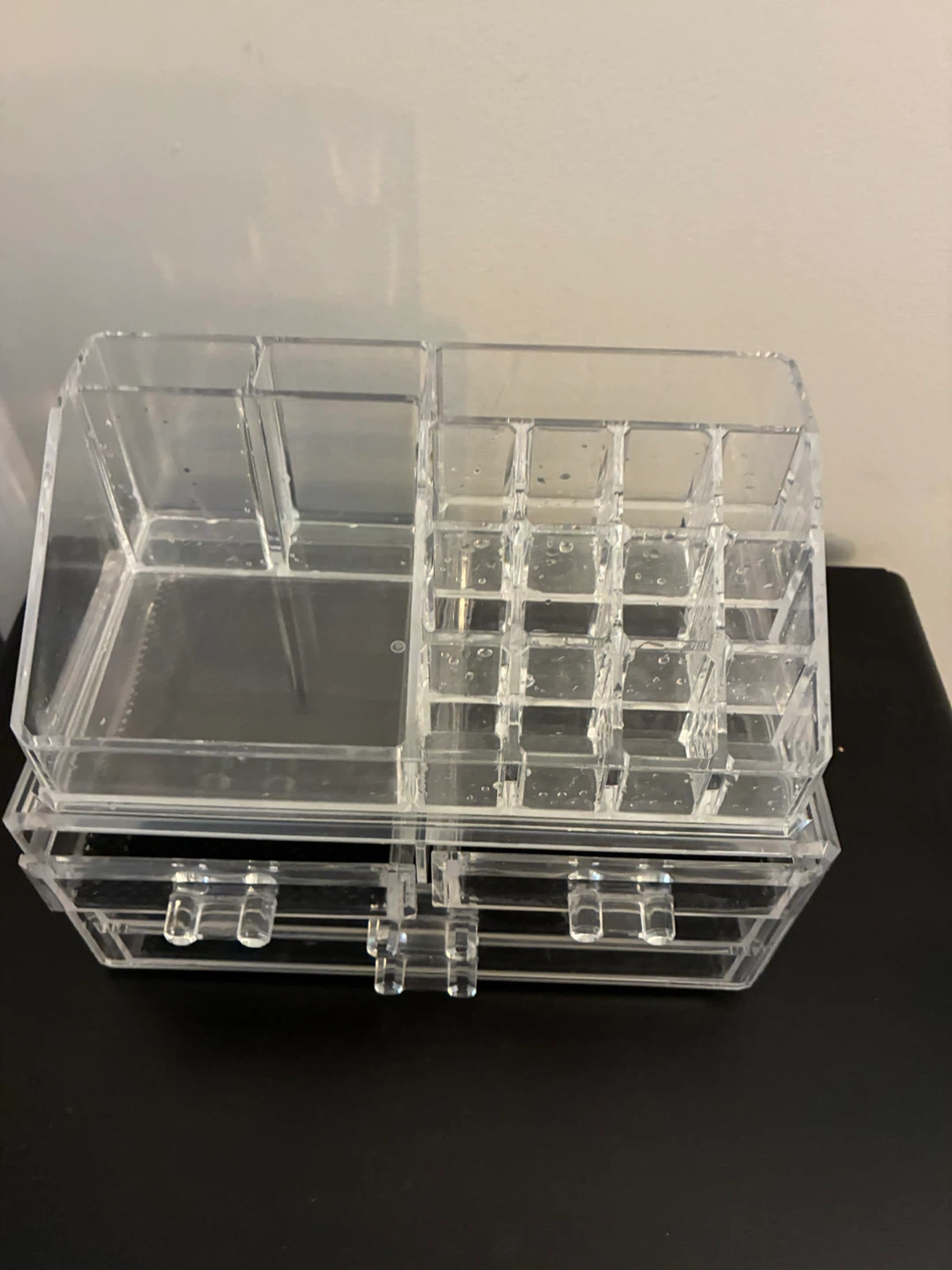 Clear Acrylic Makeup Organizer with Drawers