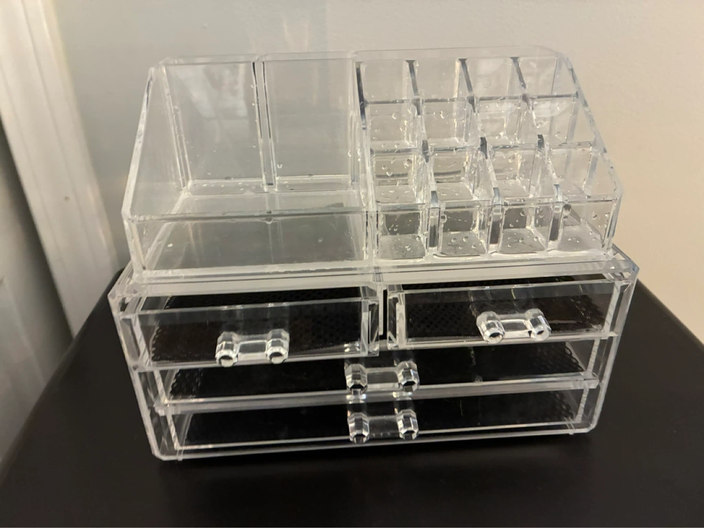 Clear Acrylic Makeup Organizer with Drawers - photo 2
