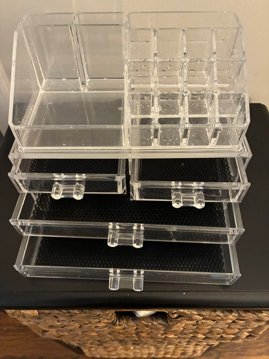 Clear Acrylic Makeup Organizer with Drawers - photo 3