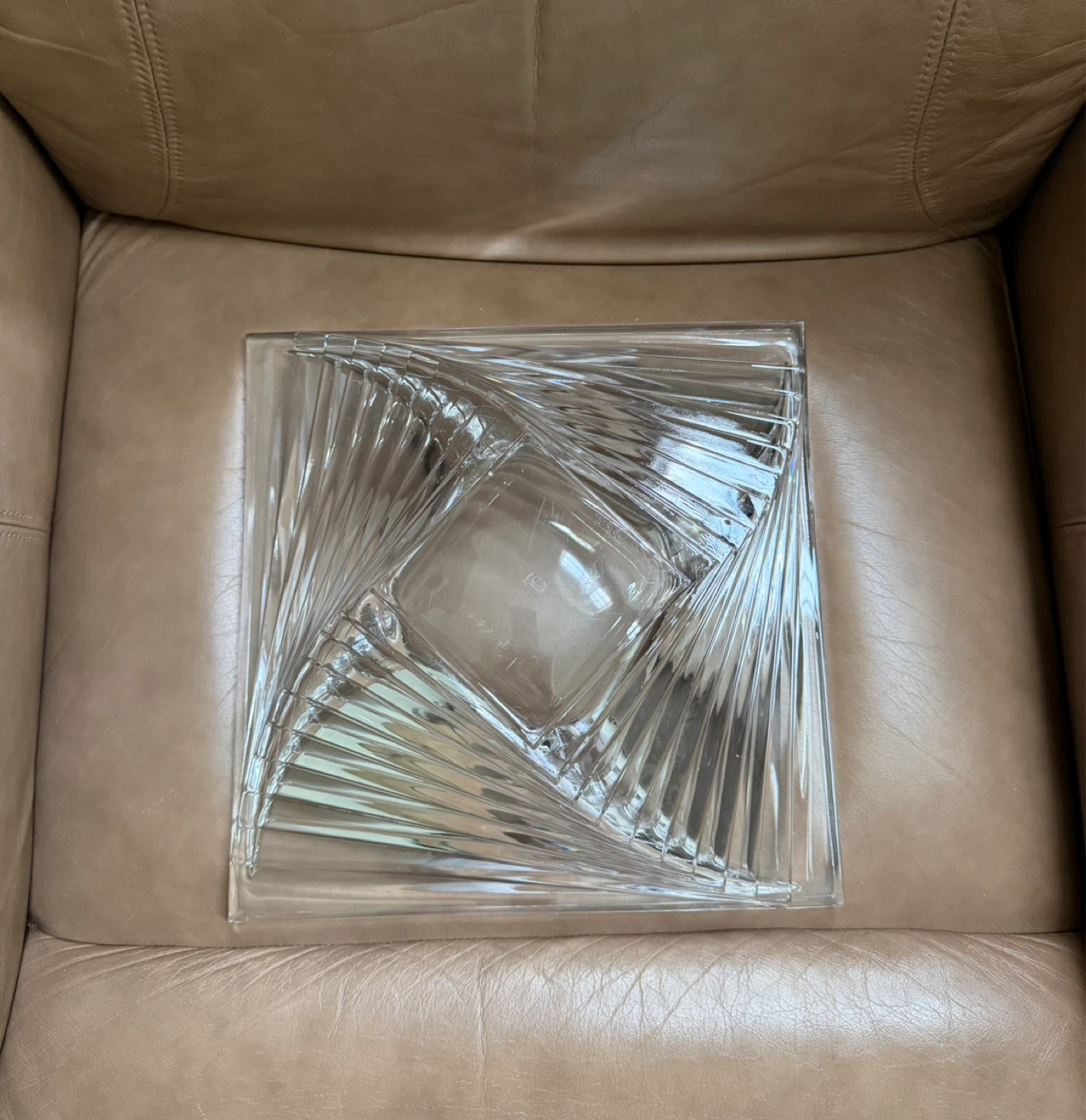 Vintage JG Durand Crystal Art Deco Bowl - photo 4