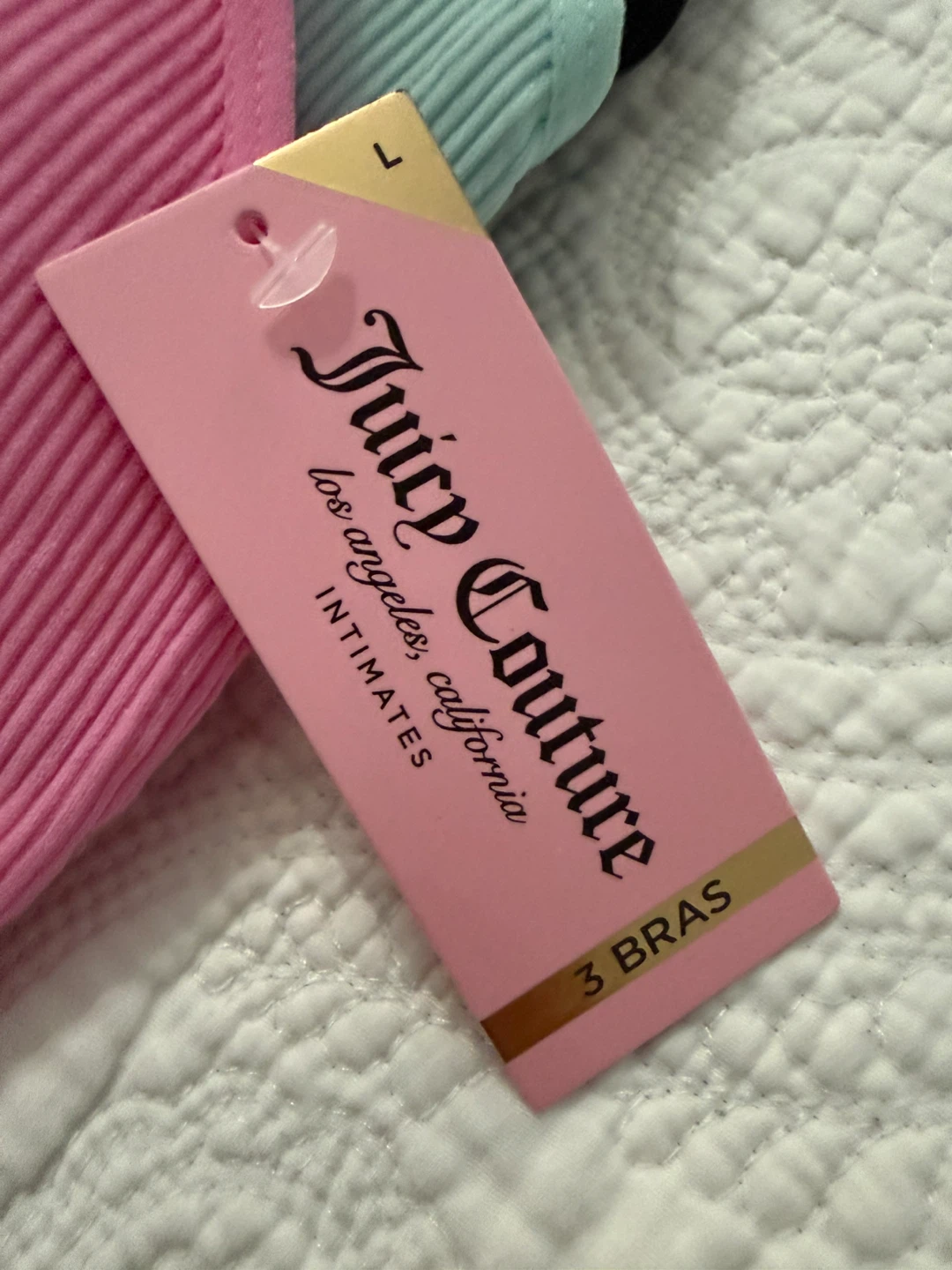 Juicy Couture 3 Pack Bras - L - photo 4