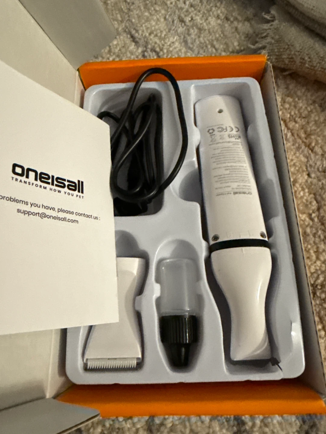 Oneisall Pet Paw Trimmer Model C61 - photo 2