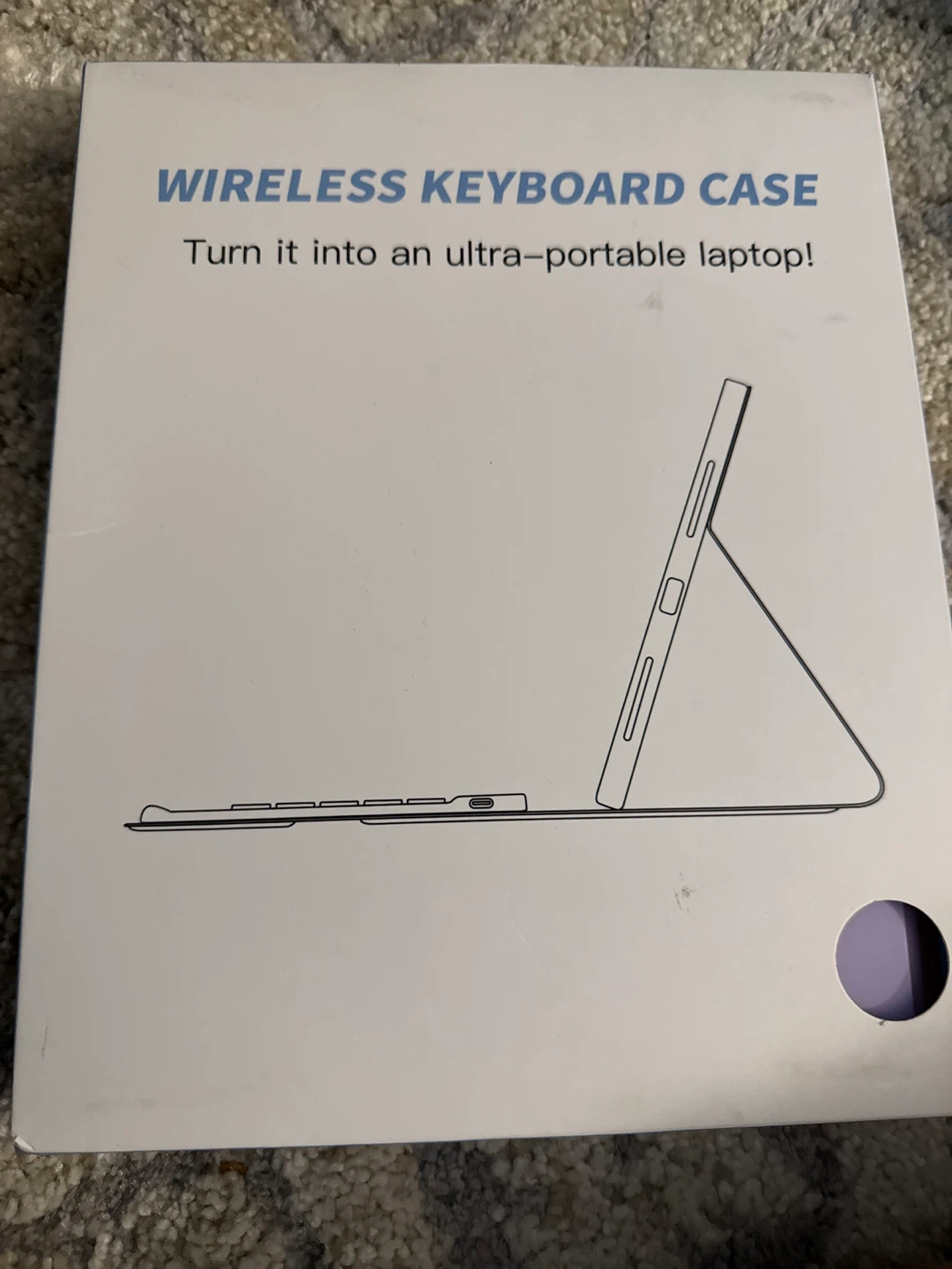 Wireless Keyboard Case with Detachable Magnetic Keyboard