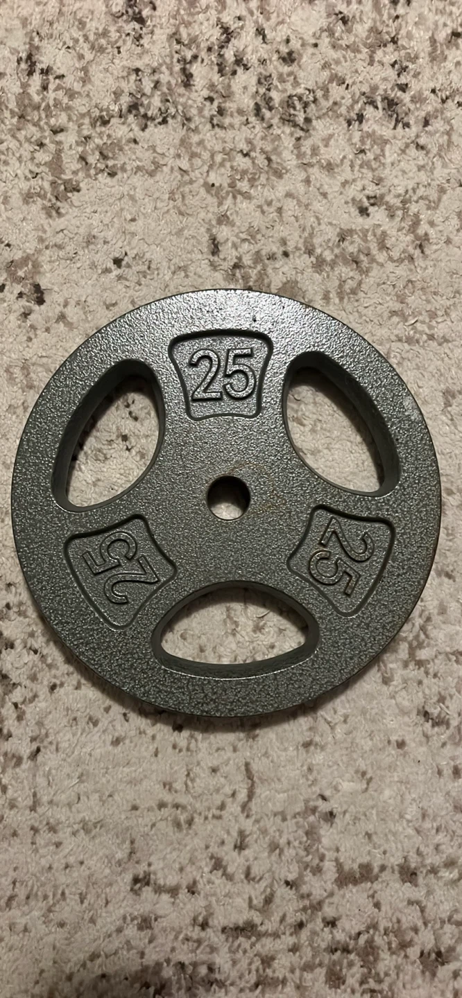 25lbs CAP Barbell Standard Grip Plate