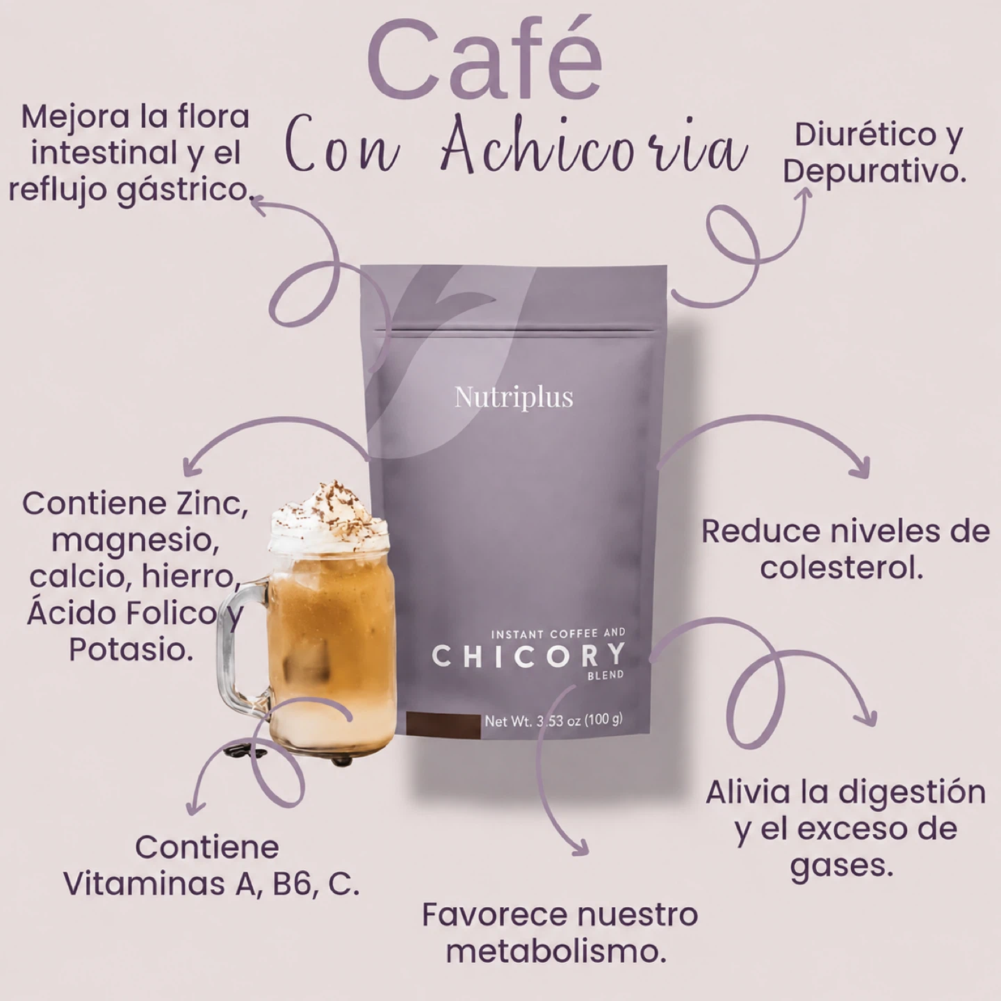 Nutriplus Delish Instant Coffee & Chicory Blend
