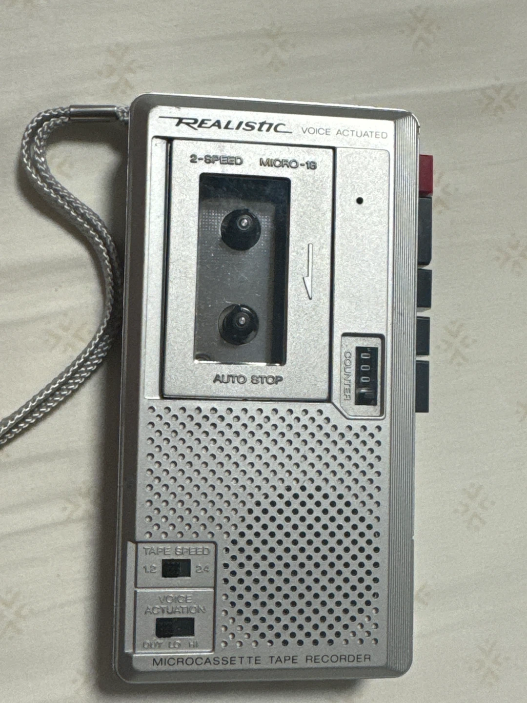 Realistic Micro-18 Microcassette Tape Recorder
