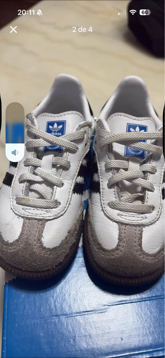 Adidas Samba OG EL I Toddler Shoes Size 7K - photo 2