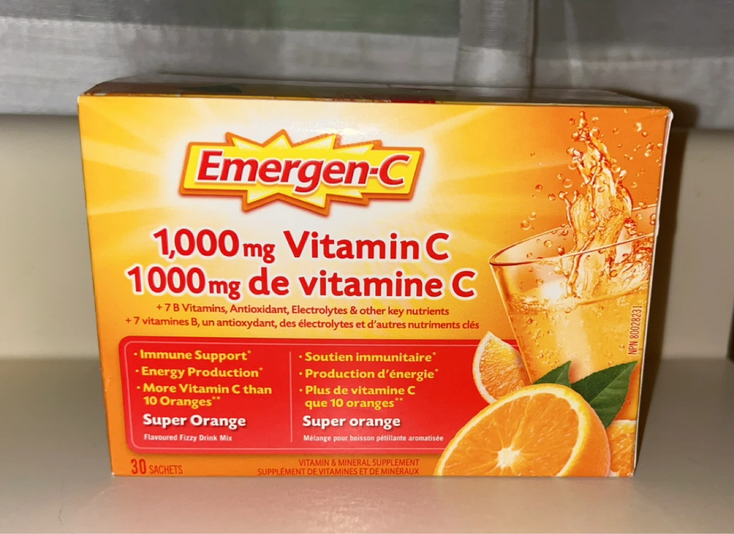 Emergen-C® Super Orange 1000mg Vitamin C