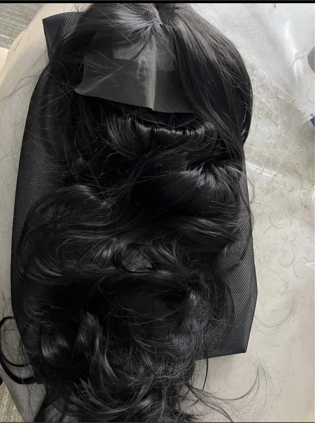 Black Wavy Wig - photo 2