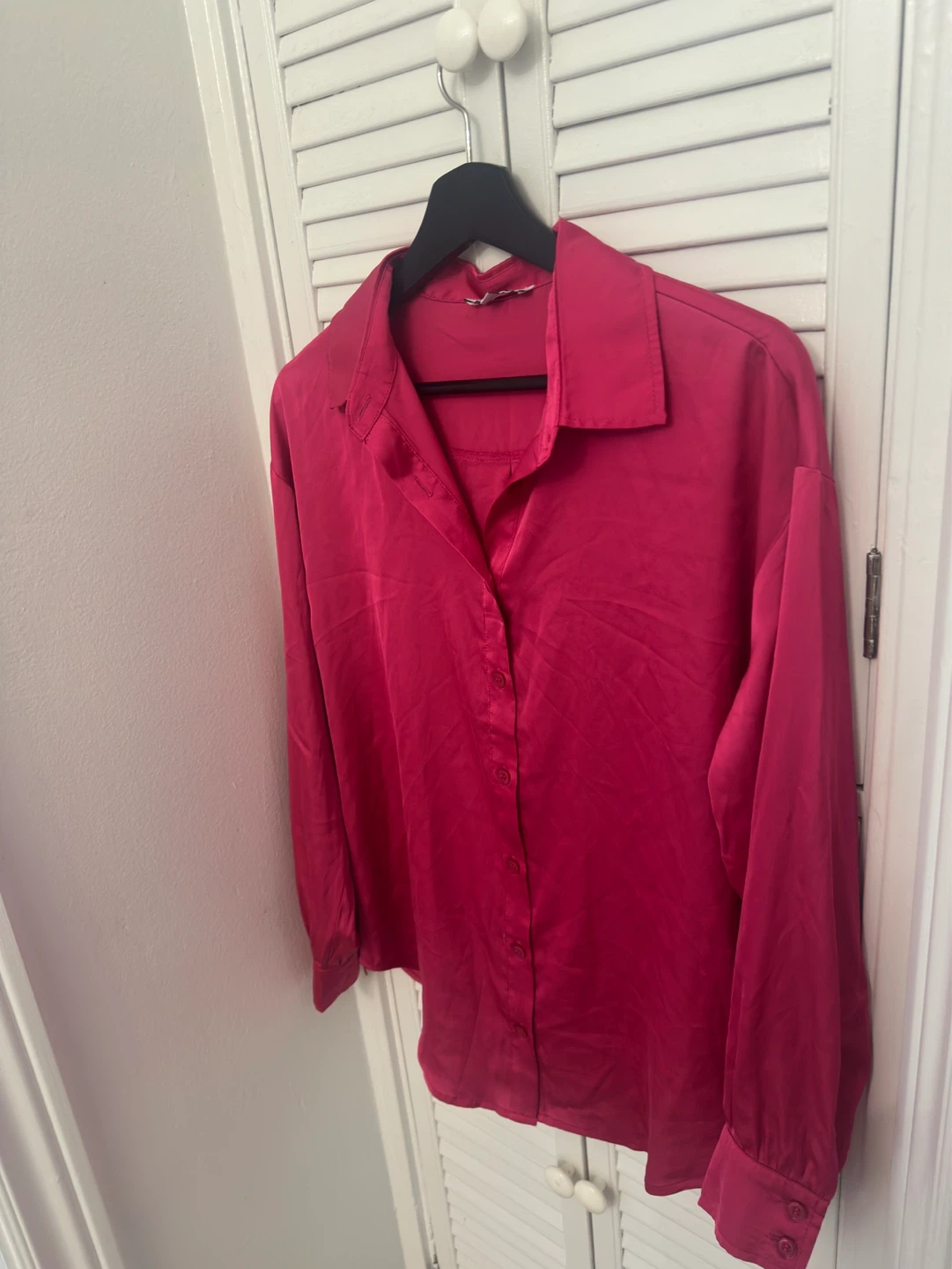 Fashion Nova Pink Button-Up Shirt - photo 2