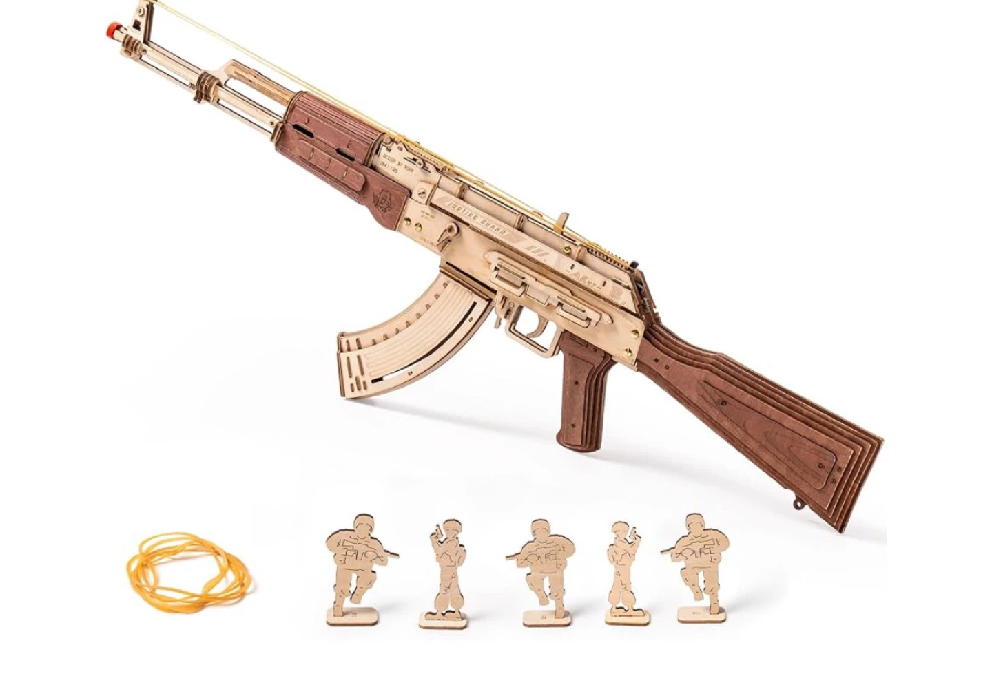 ROKR AK-47 Assault Rifle 3D Wooden Model Kit