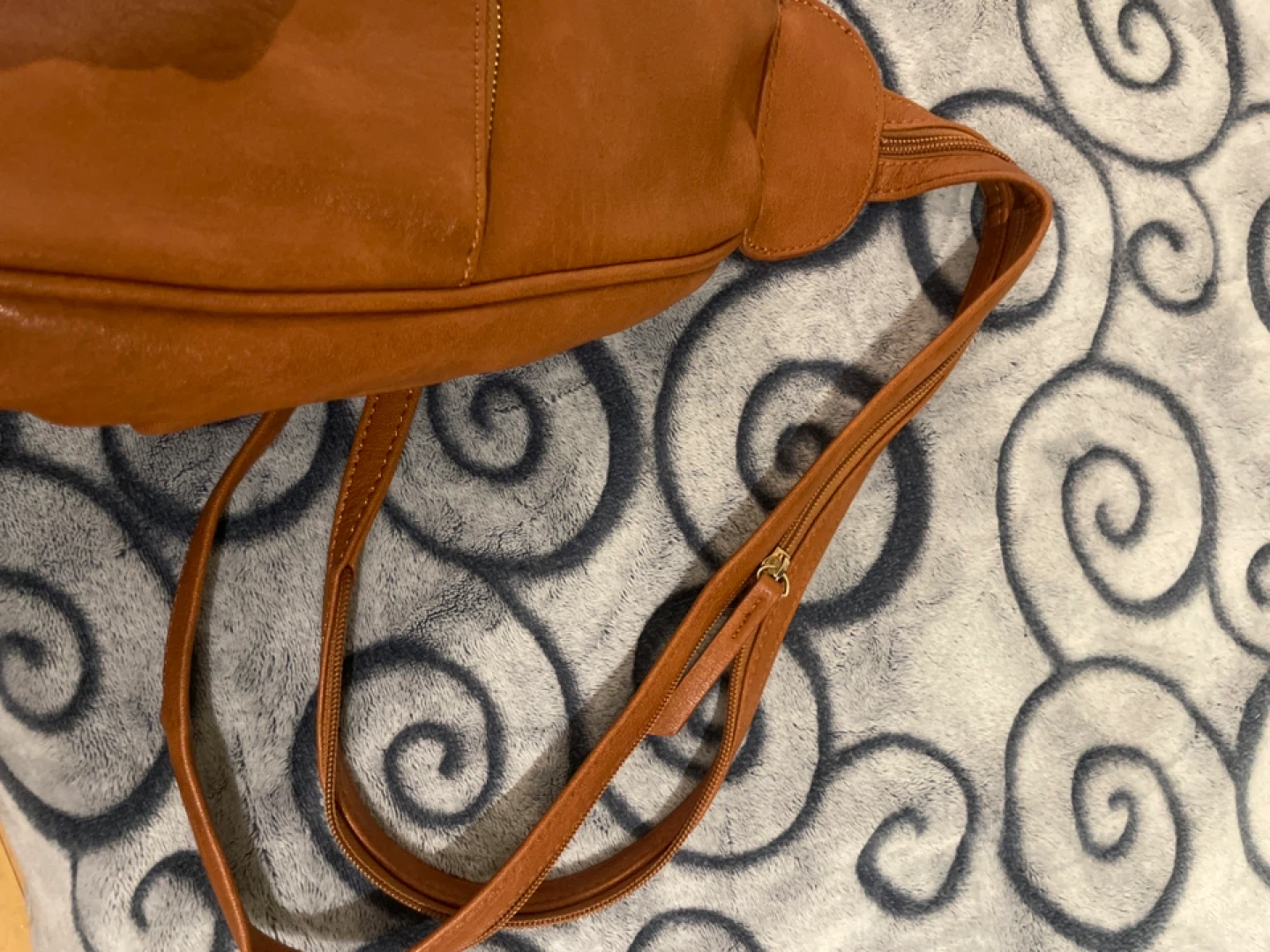 ANTIK KRAFT Brown Faux Leather Backpack - photo 5