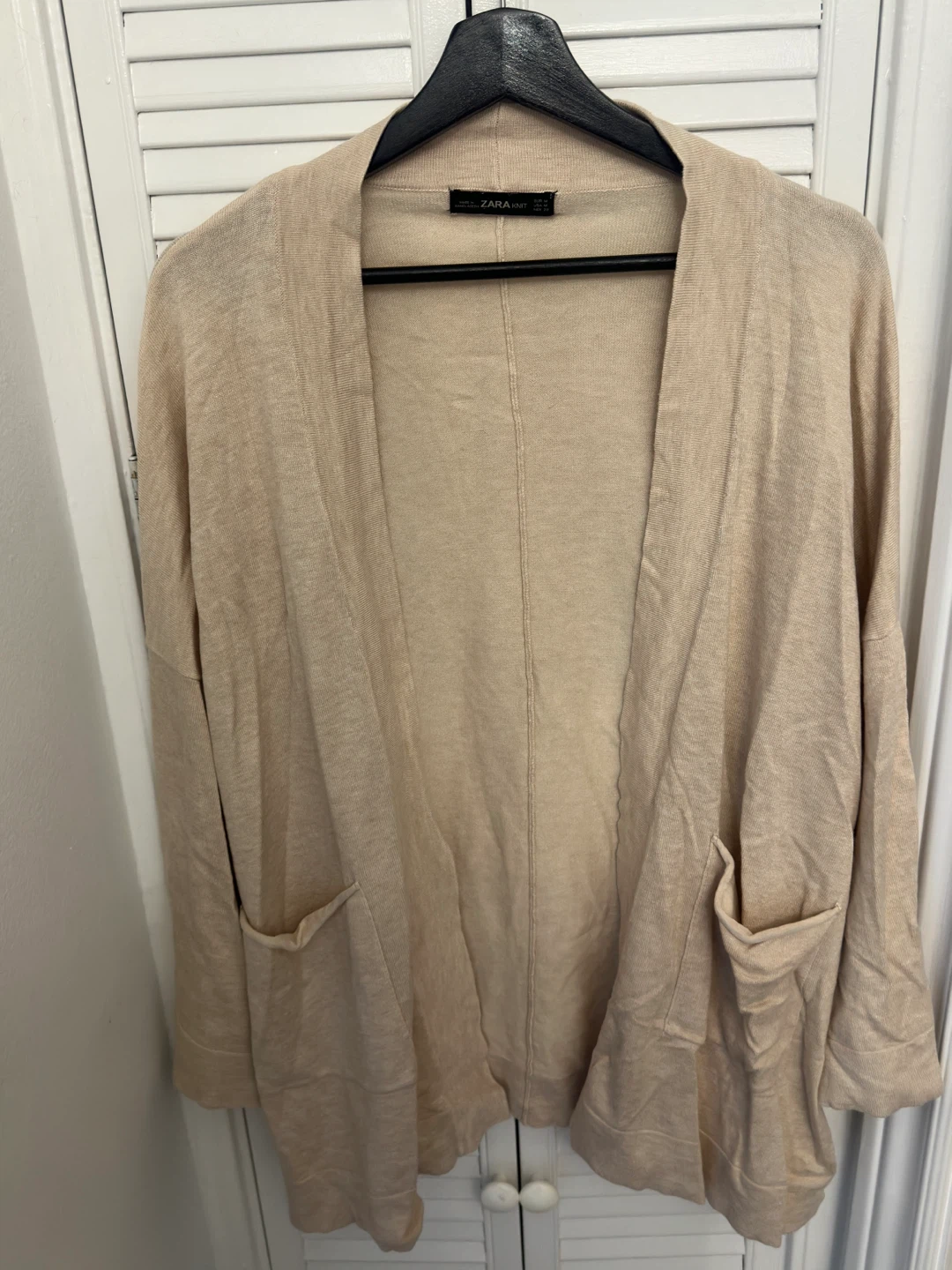 Zara Knit Cardigan - Beige
