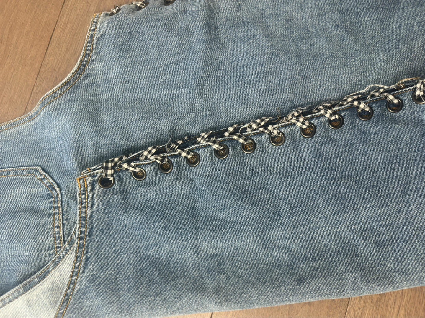 Forever 21 Denim Pinafore Dress - photo 2