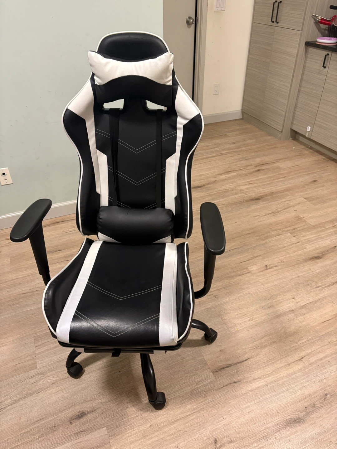 Black and White Gaming Chair