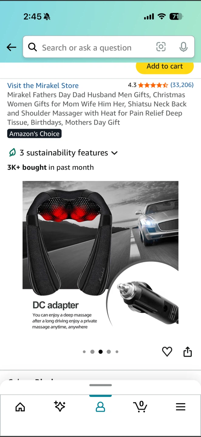 Neck and Shoulder Massager with Heat - photo 4