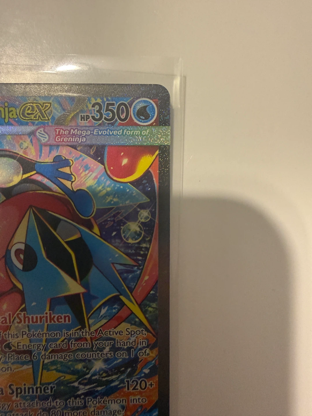 Pokémon Mega Greninja EX Full Art SIR 116/086 Chaos Rising - photo 5