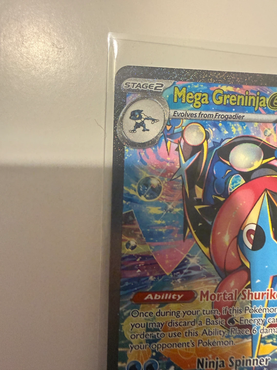 Pokémon Mega Greninja EX Full Art SIR 116/086 Chaos Rising - photo 4