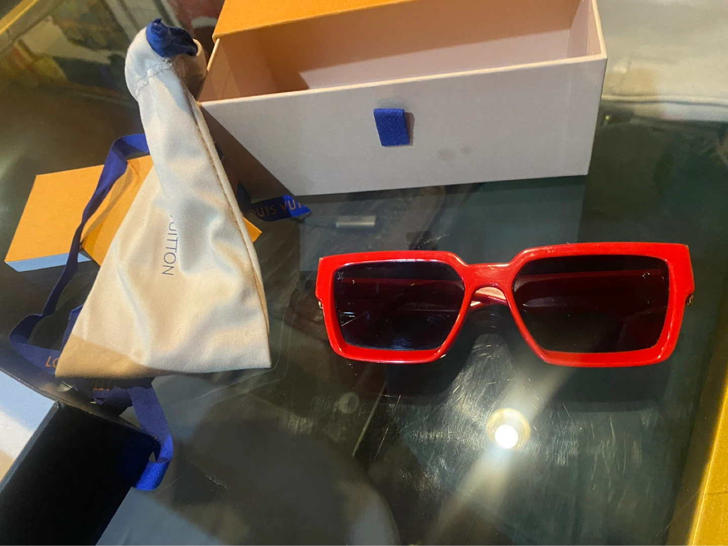 Louis Vuitton Red Sunglasses - photo 3