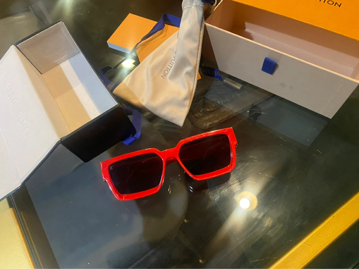 Louis Vuitton Red Sunglasses