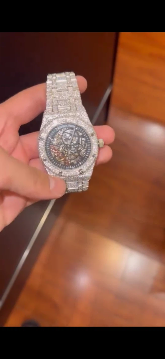Iced Out Moissanite Watch - photo 2