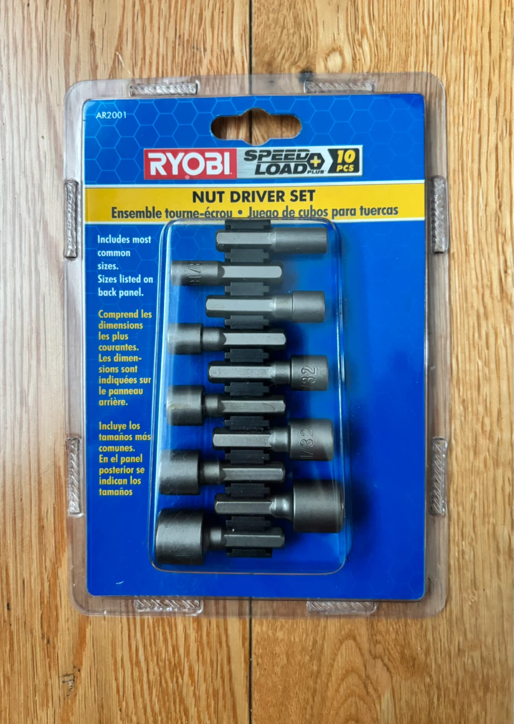 Brand New Ryobi 10-Piece Nut Driver Set (Sealed)