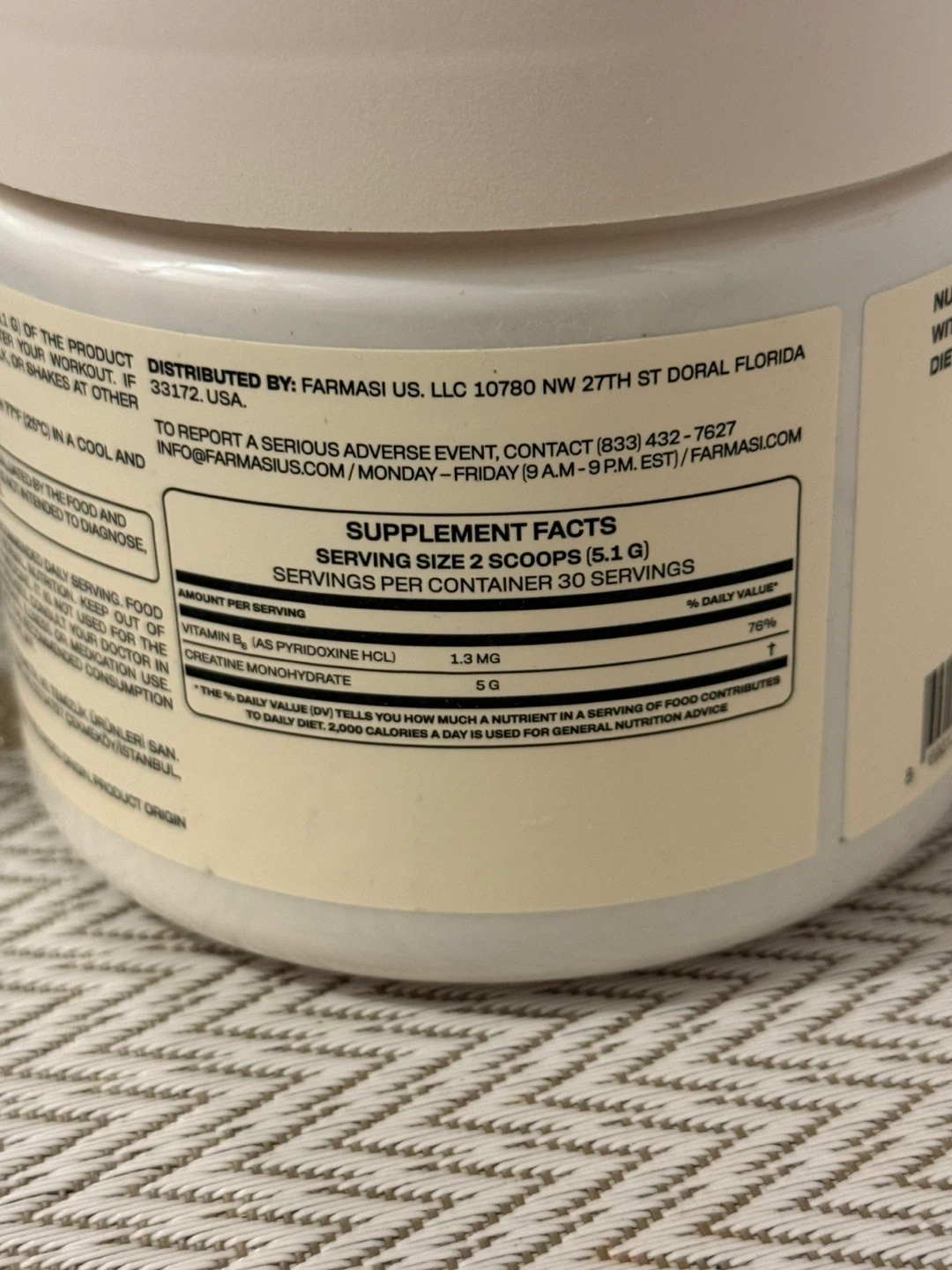 Nutriplus by Farmasi Creatine Powder (Unflavored, 5.3 oz) - photo 2