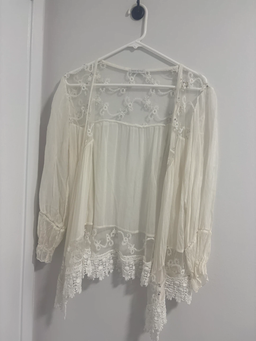 White Lace Kimono