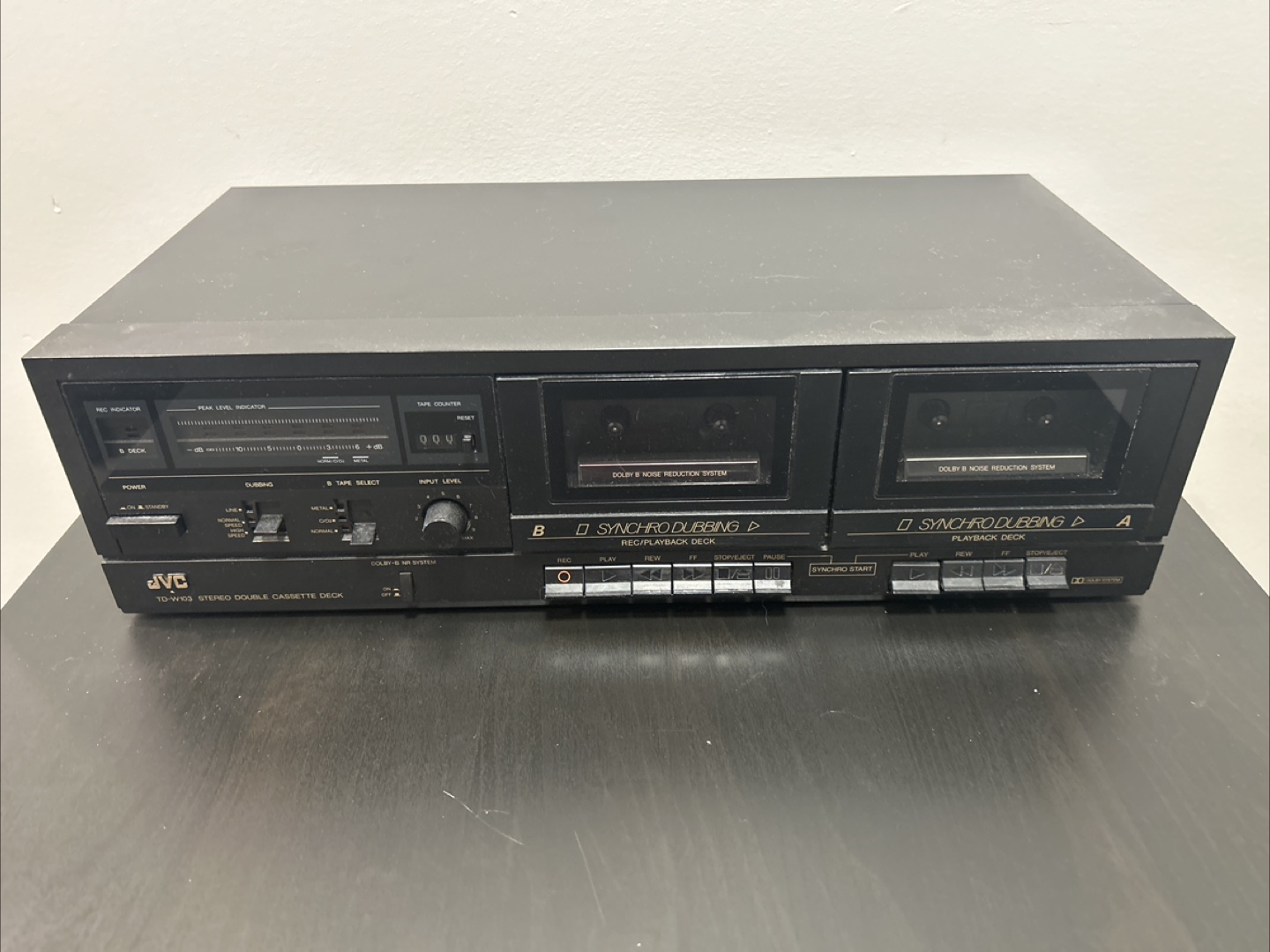 JVC TD-W103 Stereo Double Cassette Deck Needs repair) - photo 5