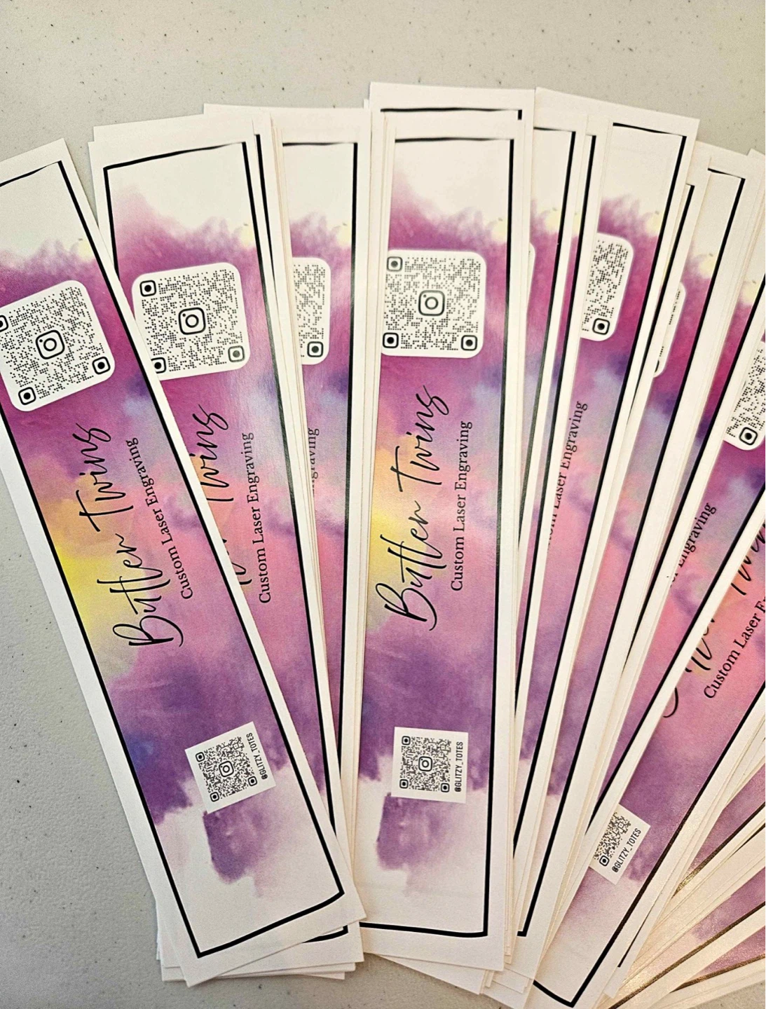Customizable Water Bottle Label Wrappers - 30 PCs Per Order