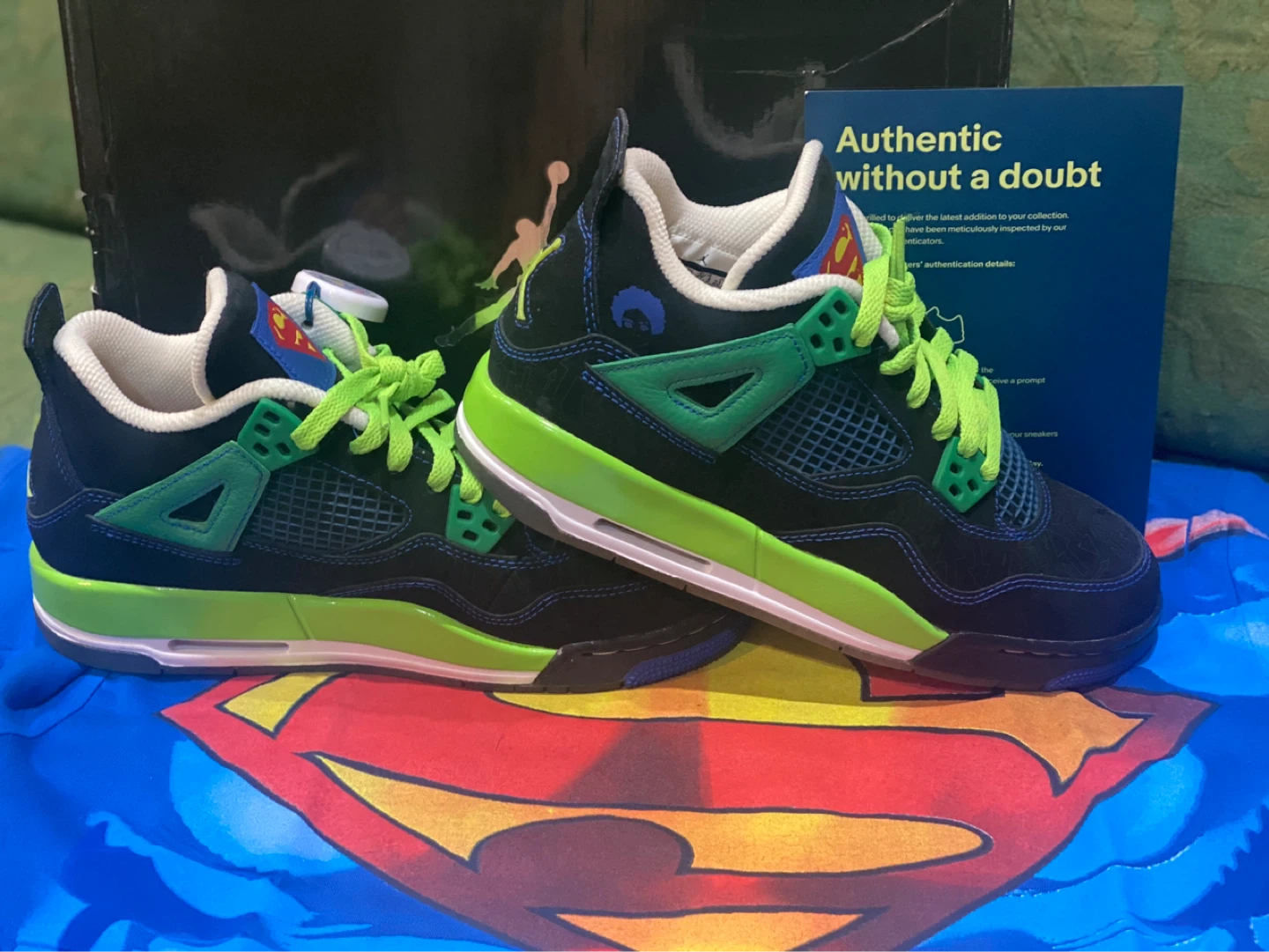 Air Jordan 4 Retro (GS) 'Superman'