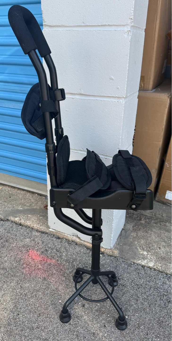 Folding Walking Cane Seat with 330 lbs Capacity - photo 5