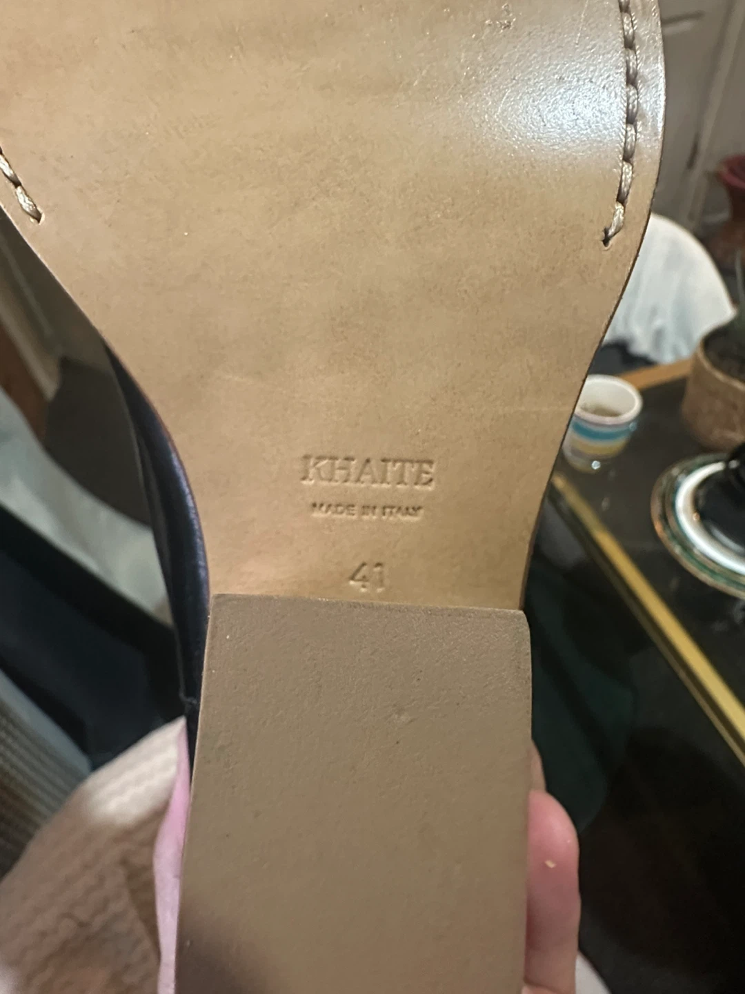 KHAITE Black Leather Ankle Boots - Size 41 - photo 4