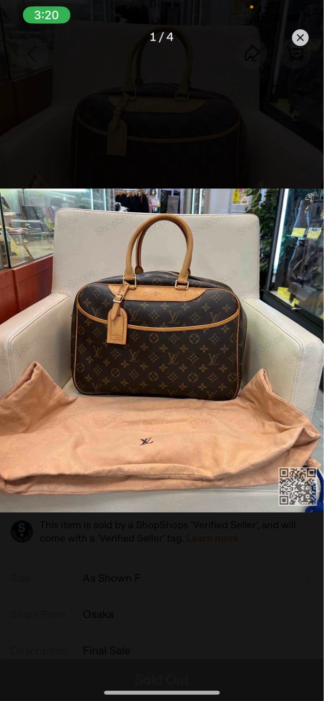 Louis Vuitton Monogram Speedy Bag