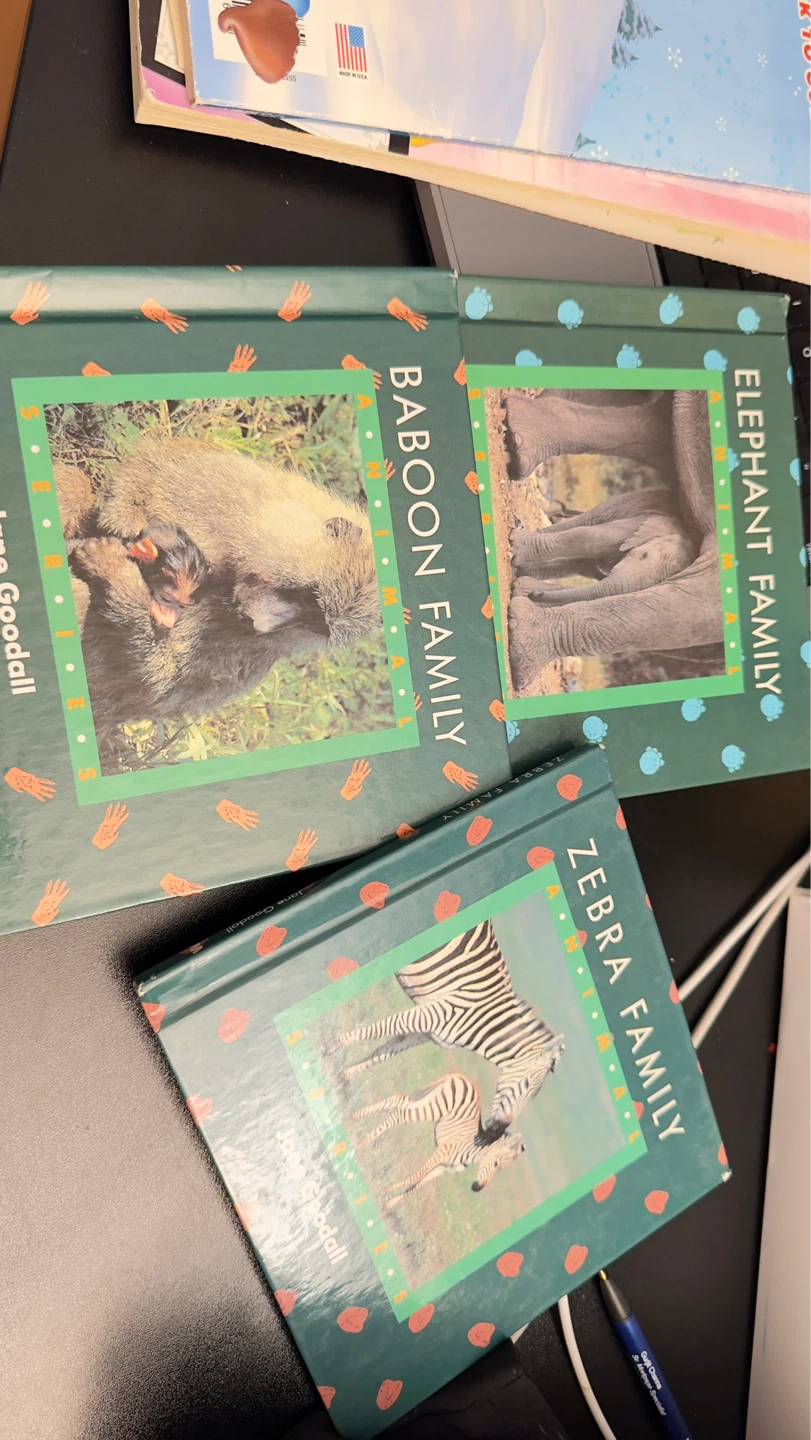 Jane Goodall Animal Family Books Bundle