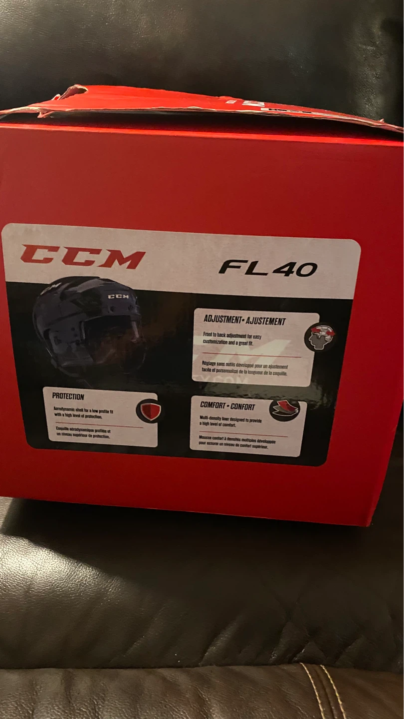 CCM FL40 Hockey Helmet - Black - Size M - photo 4