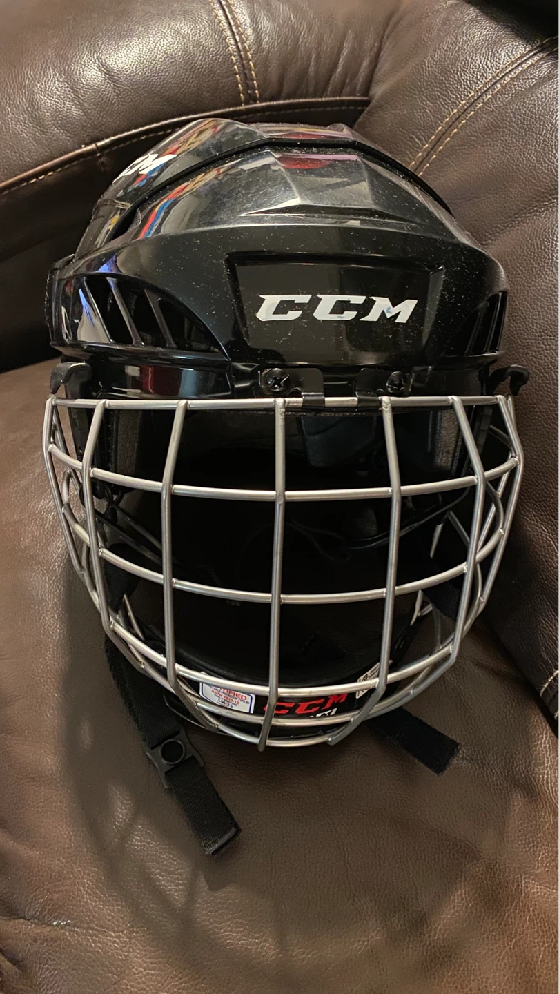CCM FL40 Hockey Helmet - Black - Size M