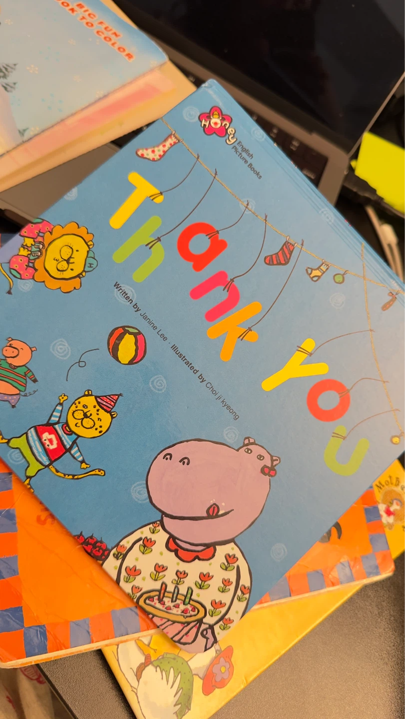Thank You Picture Book by Janine Lee