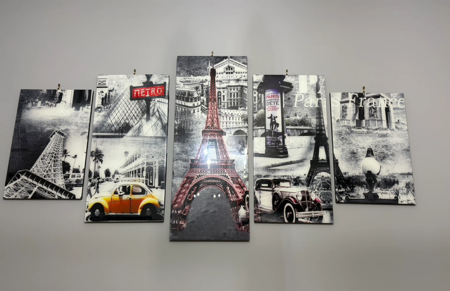 Parisian Canvas Wall Art Set