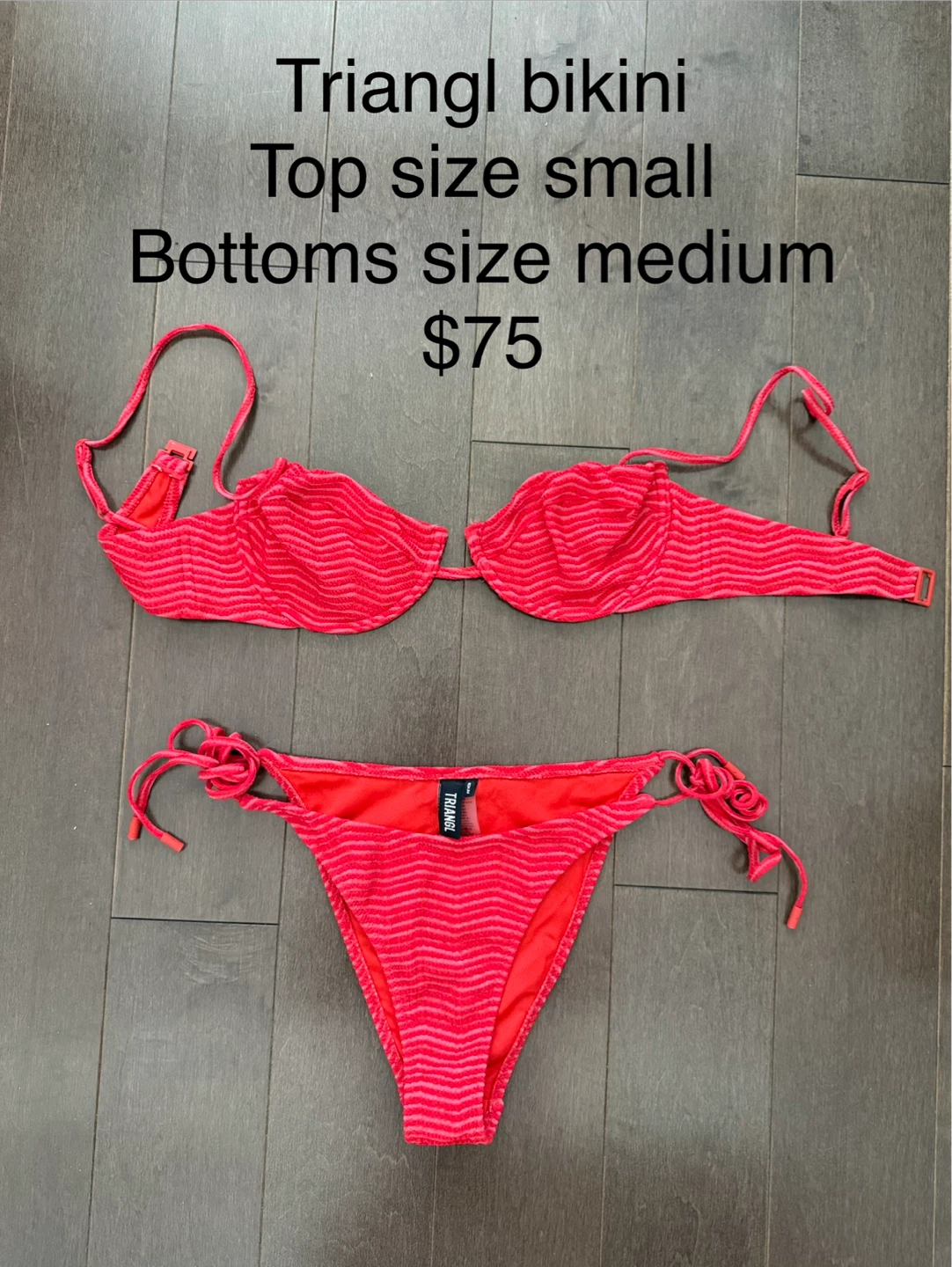 Triangl bikini set