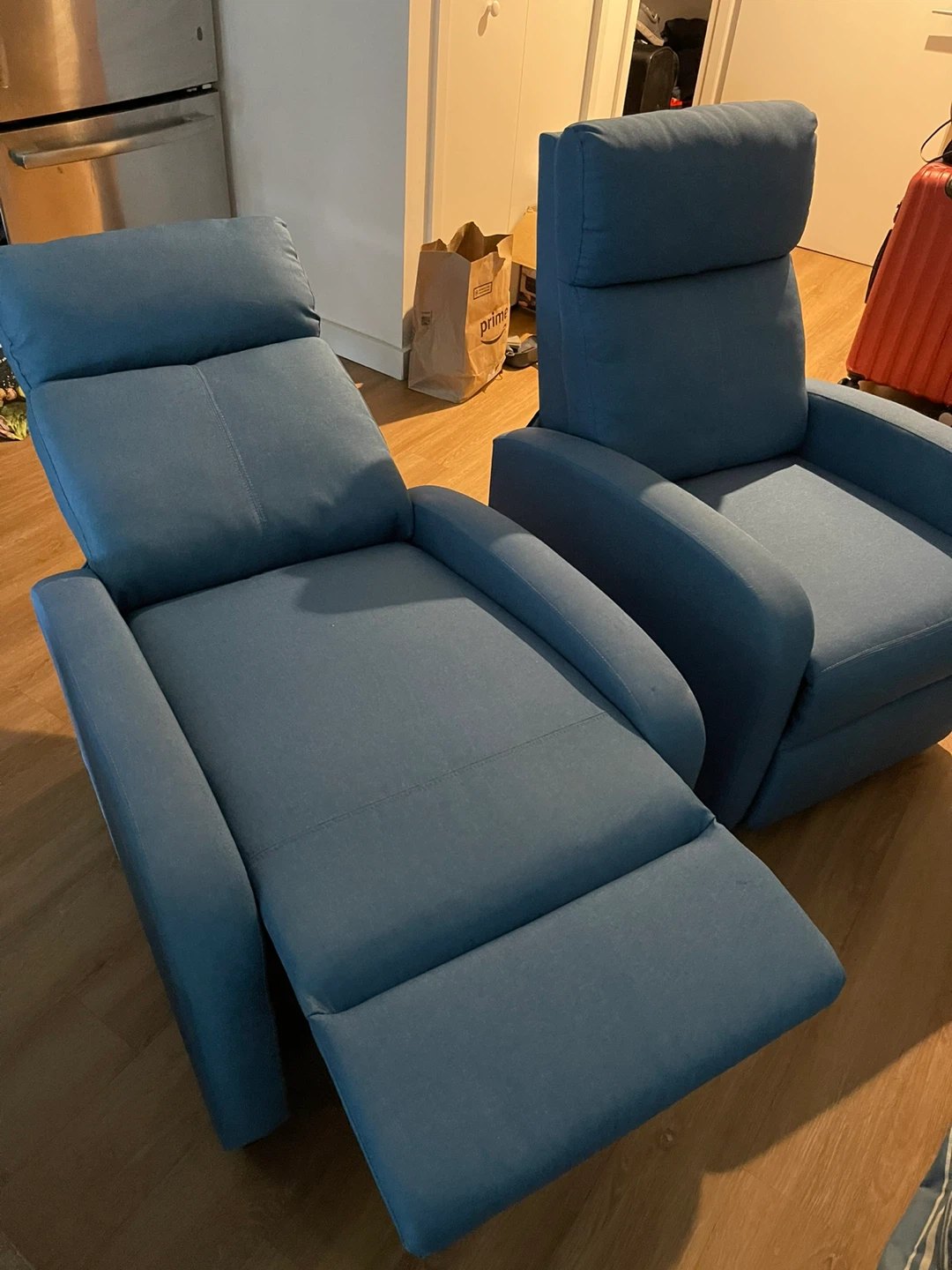 Blue Recliner Chairs (Set of 2) - photo 2