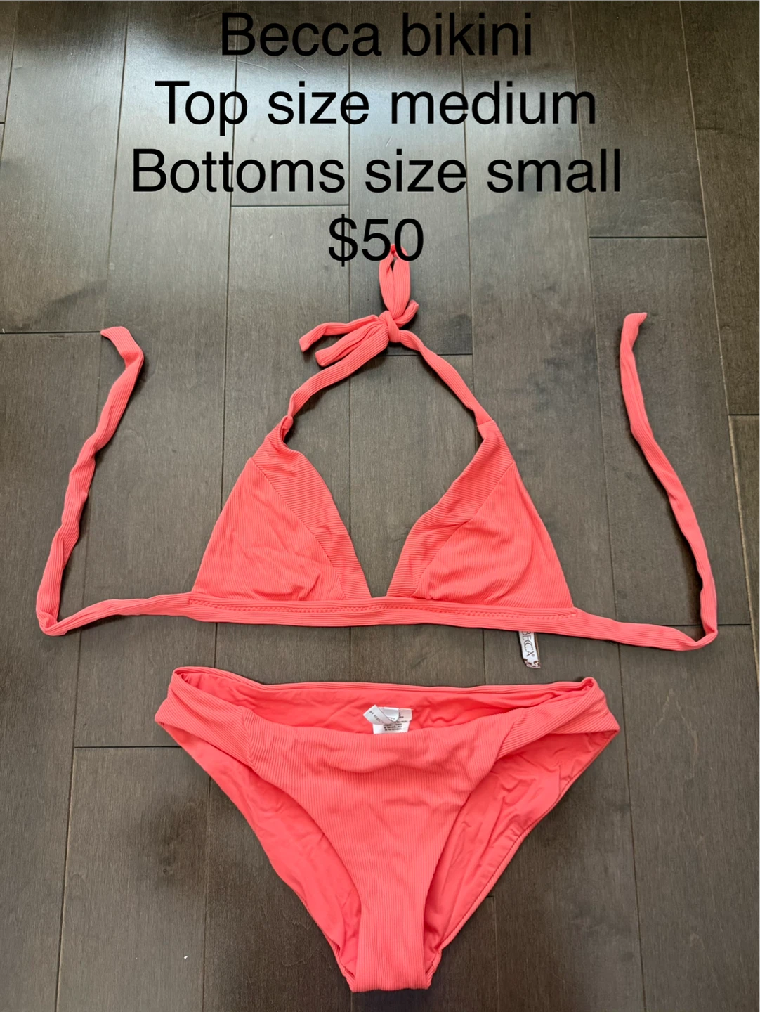 Becca Bikini Set - Coral Pink