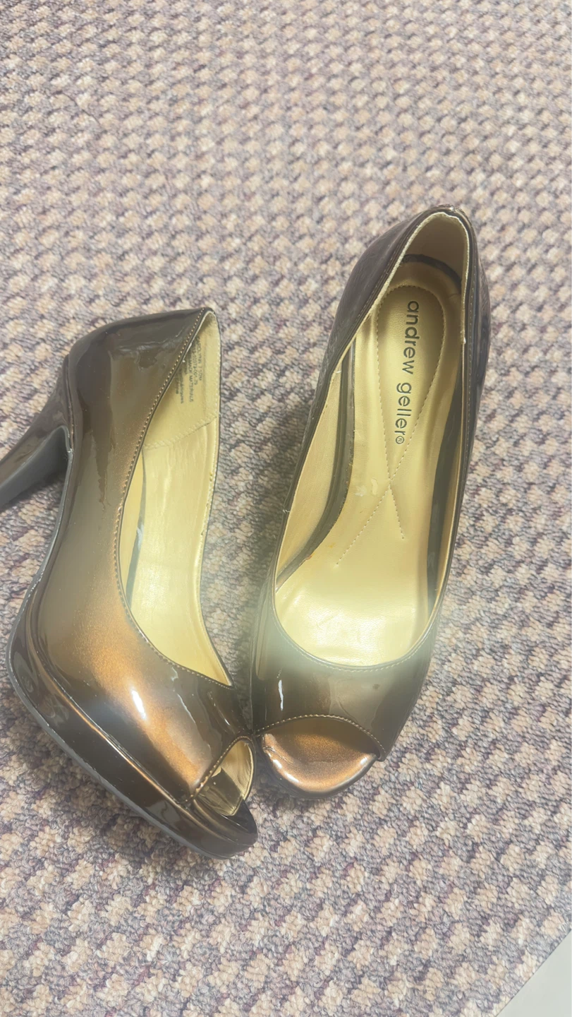Andrew Geller Peep-Toe Heels - photo 5